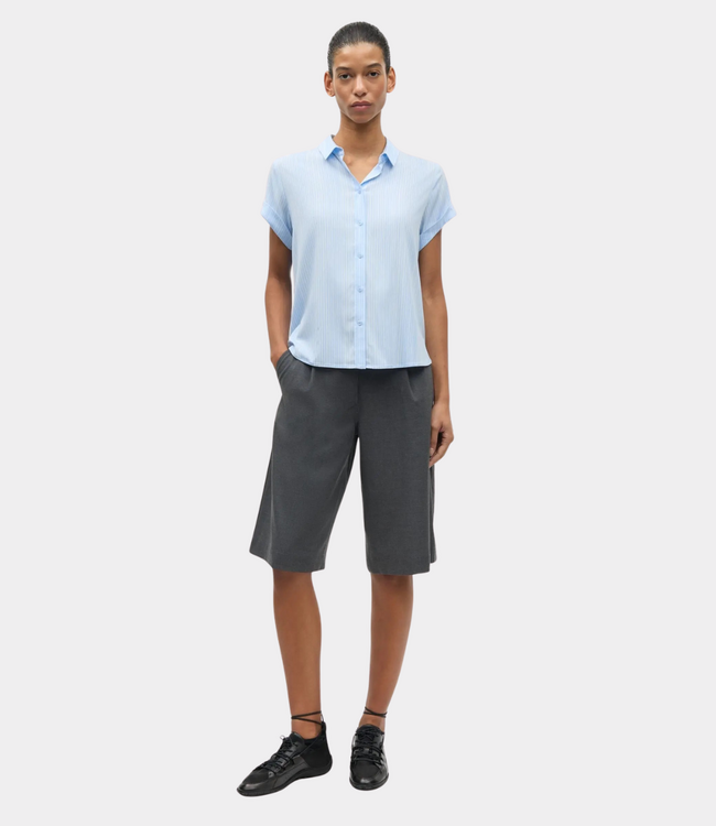 Samsoe Samsoe Samsoe Samsoe saharper pleat shorts ombre blue F26200157-194014TCX