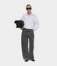 10Days wide pants jog denim black