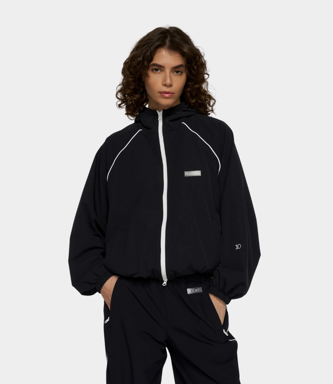 10Days hooded travel jacket black