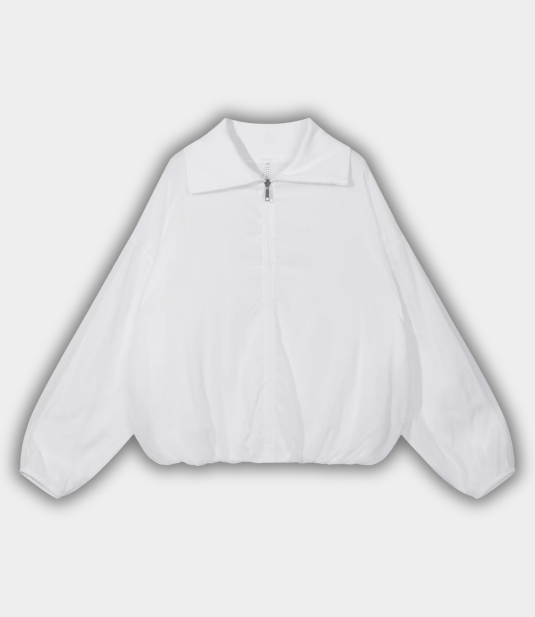 10Days half zip balloon top white | NewStyle - NewStyle.nl