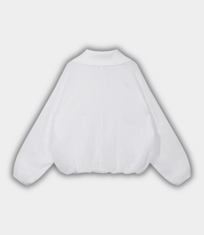 10Days half zip balloon top white