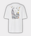 Samsoe Samsoe Samsoe Samsoe sagiles t-shirt 11725 white flowers U26300022-CLR002989