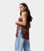 Catwalk Junkie Catwalk Junkie lace spaghetti top rocky road 2603021401-802
