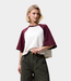 Catwalk Junkie Catwalk Junkie baseball contrast tee merlot 2603020204-403