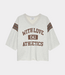 Catwalk Junkie Catwalk Junkie sporty graphic short sleeve sweater light grey melange 2603020602-153