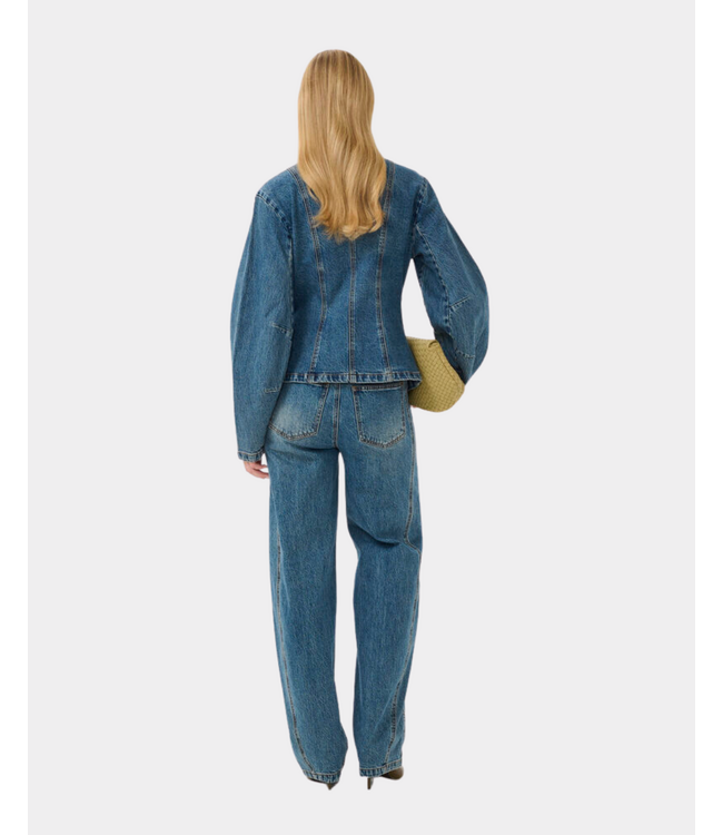 Gestuz Gestuz Gzmelu jacket classic mid blue wash 10911347-109598