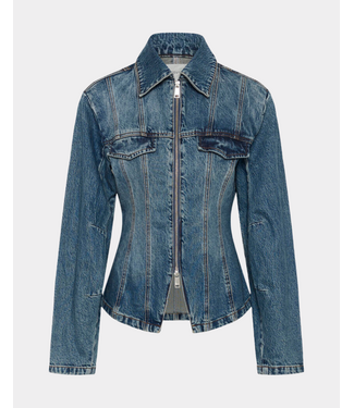 Gestuz Gzmelu jacket classic mid blue wash