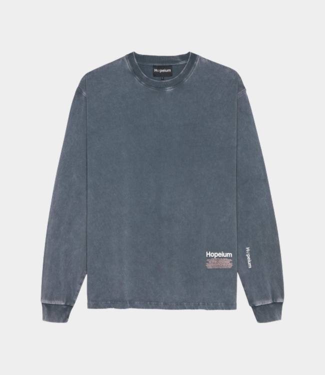 Hopeium Hopeium tour long sleeve tee washed grey 20262050301-955
