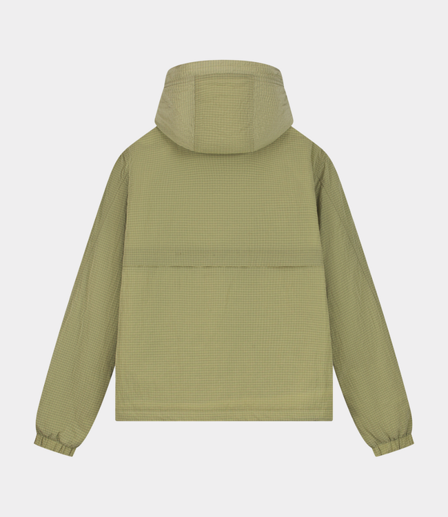 Law of the Sea ymer padded ripstop jacket green moss