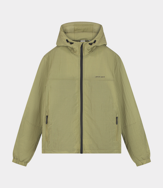 Law of the Sea ymer padded ripstop jacket green moss