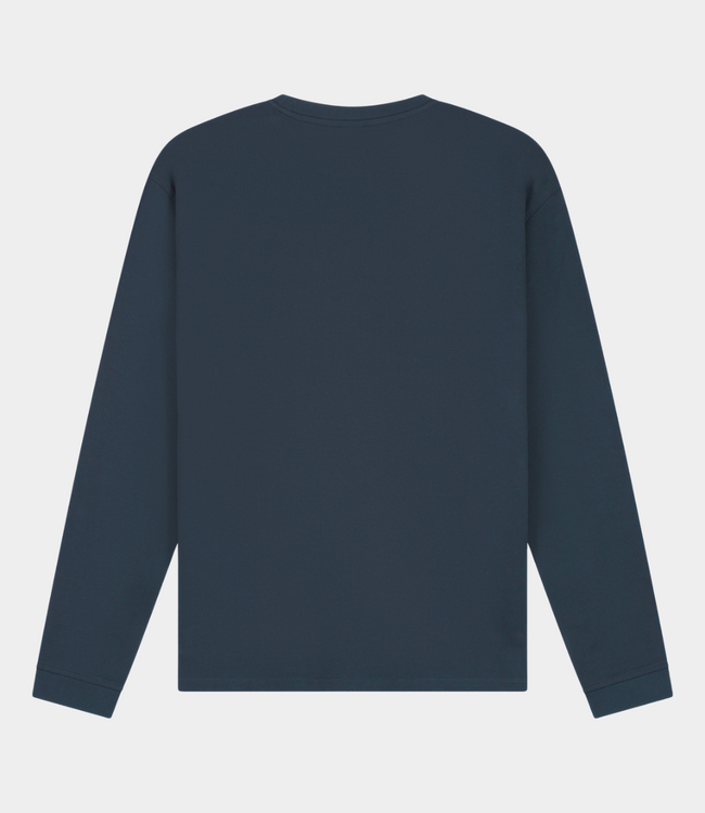 Law of the Sea Law of the Sea mazu long sleeve artwork t-shirt mood indigo LAW-10530-314