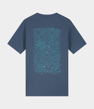 Law of the Sea passage artwork t-shirt mood indigo