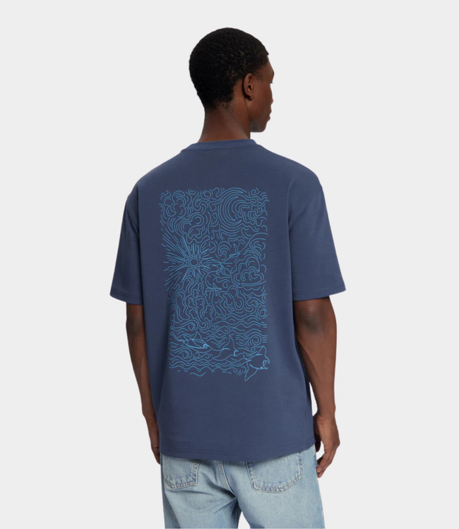 Law of the Sea passage artwork t-shirt mood indigo