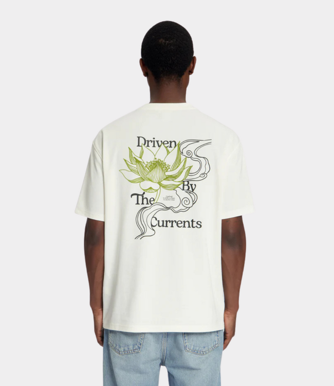 Law of the Sea anchored artwork t-shirt snow white