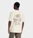 Law of the Sea murmuration artwork t-shirt almond milk