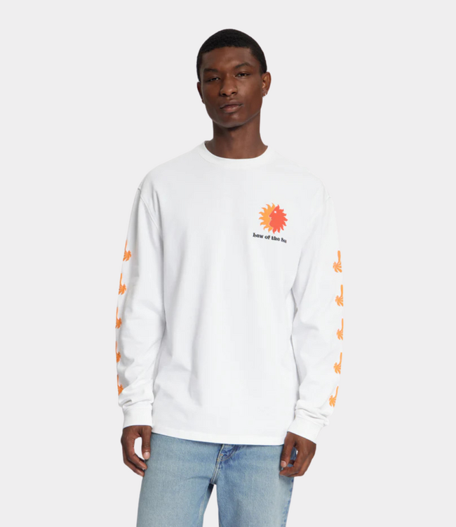 Law of the Sea Sunny longsleeve tee artwork bright white