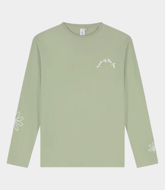 Law of the Sea Daisy longsleeve tee tea