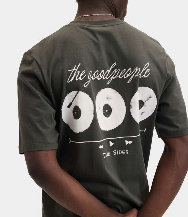Goodpeople tuur tee ss dark green