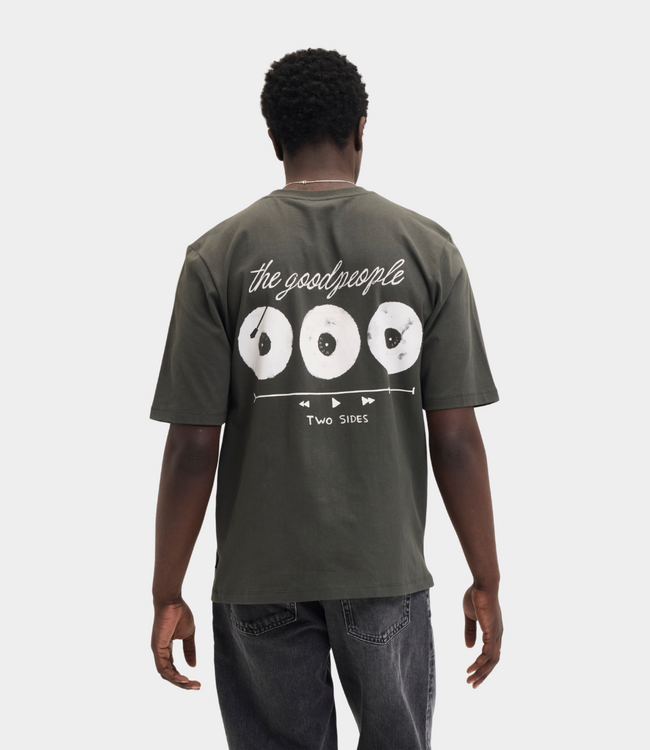Goodpeople tuur tee ss dark green