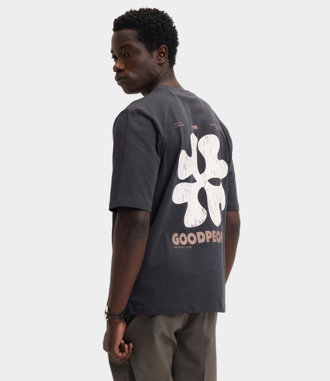 Goodpeople Goodpeople tex tee ss antracite 26020903-9800