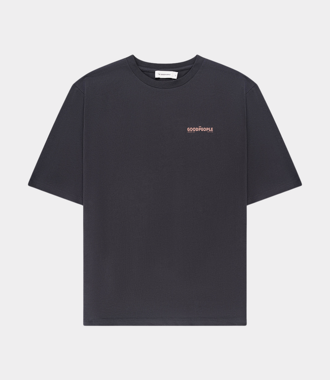 Goodpeople Goodpeople tex tee ss antracite 26020903-9800