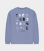 Goodpeople lax tee ls denim blue