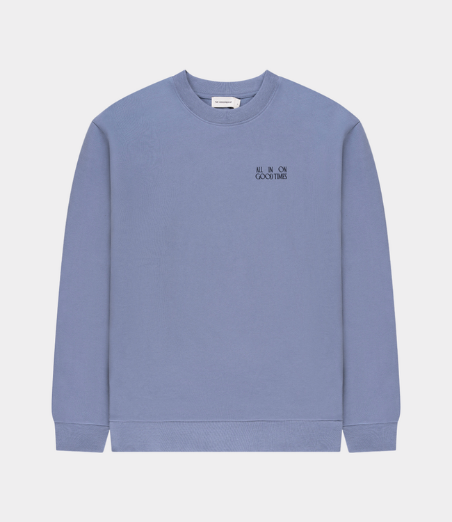 Goodpeople Goodpeople lax tee ls denim blue 26020710-7300