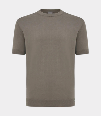 Gentiluomo Round neck tee ss mid brown