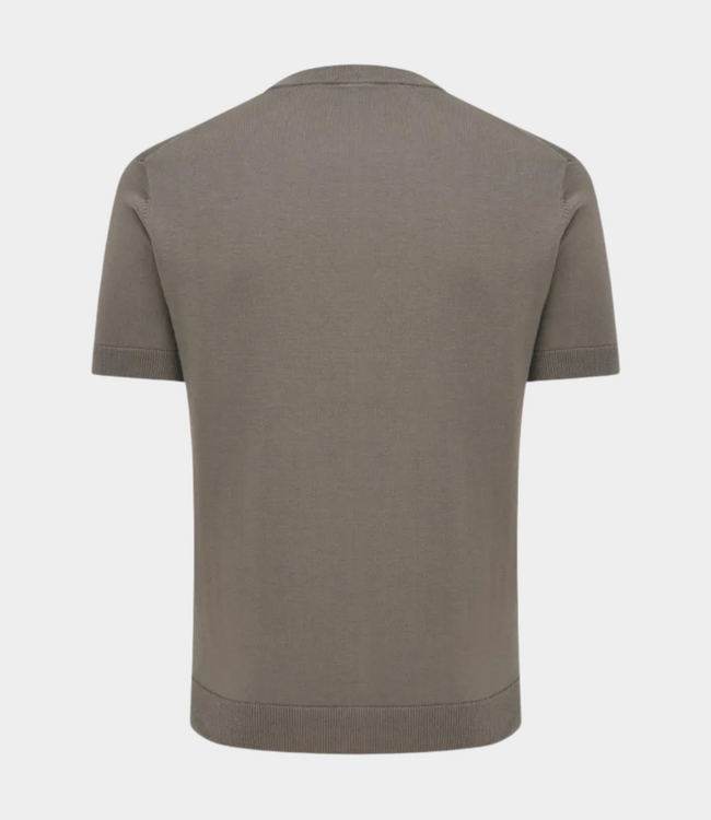 Gentiluomo Gentiluomo Round neck tee ss mid brown K5190-251-044