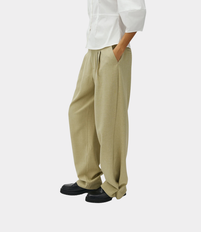 MbyM viole-m woli pant sage melange