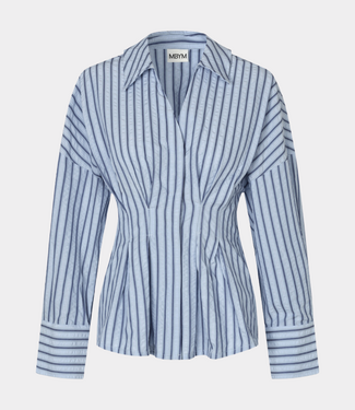 MbyM isidor-m fleurice blouse serenity blue stripe