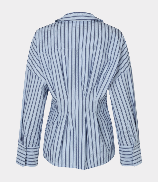 MbyM isidor-m fleurice blouse serenity blue stripe