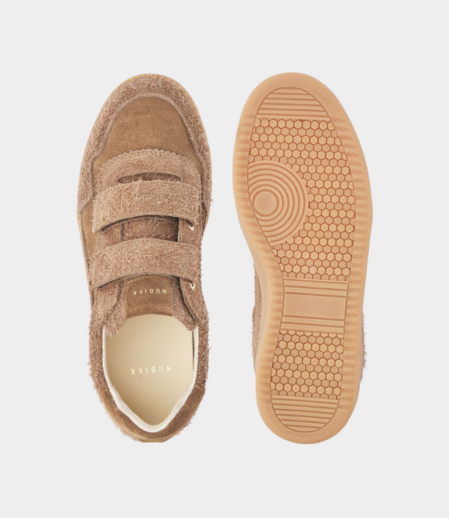 Nubikk Nubikk Ray venti shoe brown hairy suede 21100600-25HS