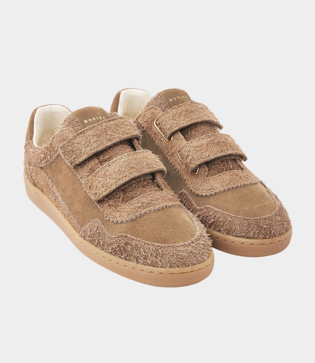 Nubikk Nubikk Ray venti shoe brown hairy suede 21100600-25HS