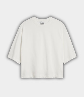 Catwalk Junkie loose fit tee s/s off white