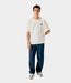 American Vintage American Vintage ykobow tee blanc MYKO02AH26BLANC