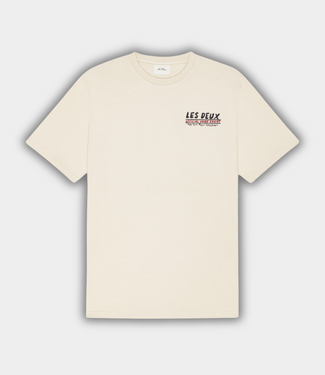 Les Deux record t-shirt ivory