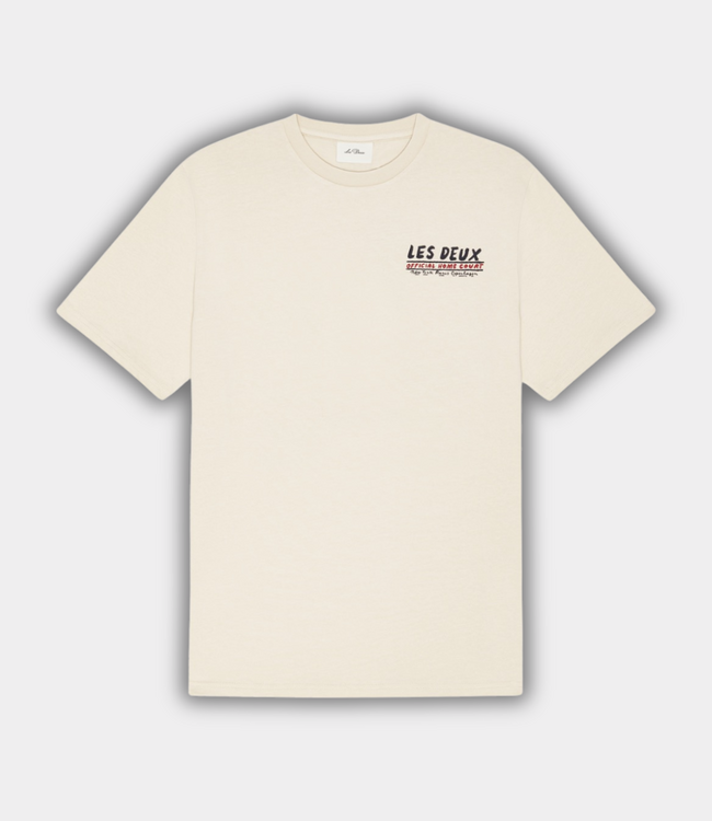 Les Deux Les Deux record t-shirt ivory 1002479-215