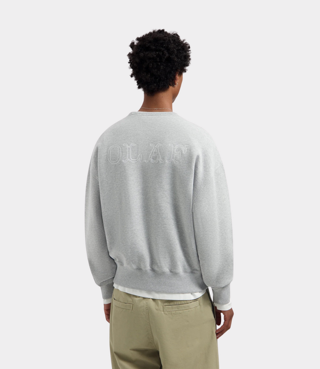 Olaf Olaf WESTERN LOGO CREWNECK HTRGREY M260204-HTRGREY