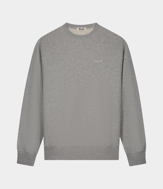 Olaf Olaf WESTERN LOGO CREWNECK HTRGREY M260204-HTRGREY