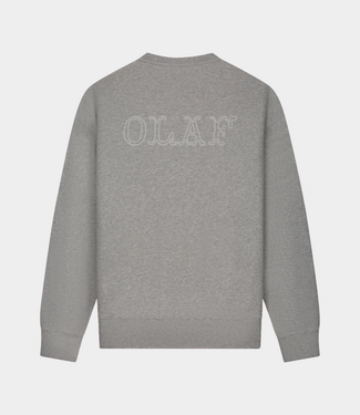 Olaf WESTERN LOGO CREWNECK HTRGREY