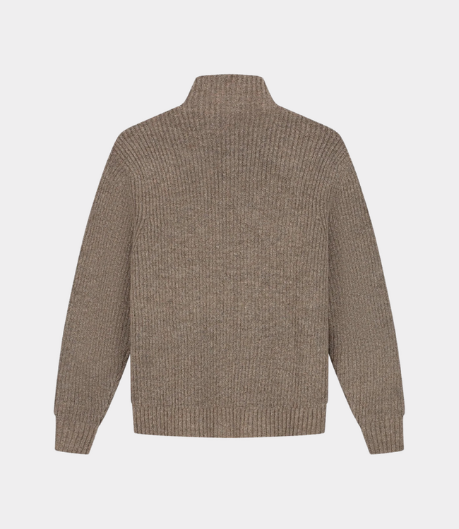 Olaf Olaf SIG. ZIP MOCKNECK CHOCOLATECHIP M260706-CHOCO