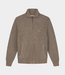 Olaf Olaf SIG. ZIP MOCKNECK CHOCOLATECHIP M260706-CHOCO