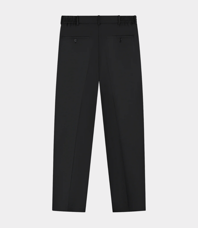 Olaf Olaf REGULAR WOOL PLEATED PANT BLACK M260409-BLACK