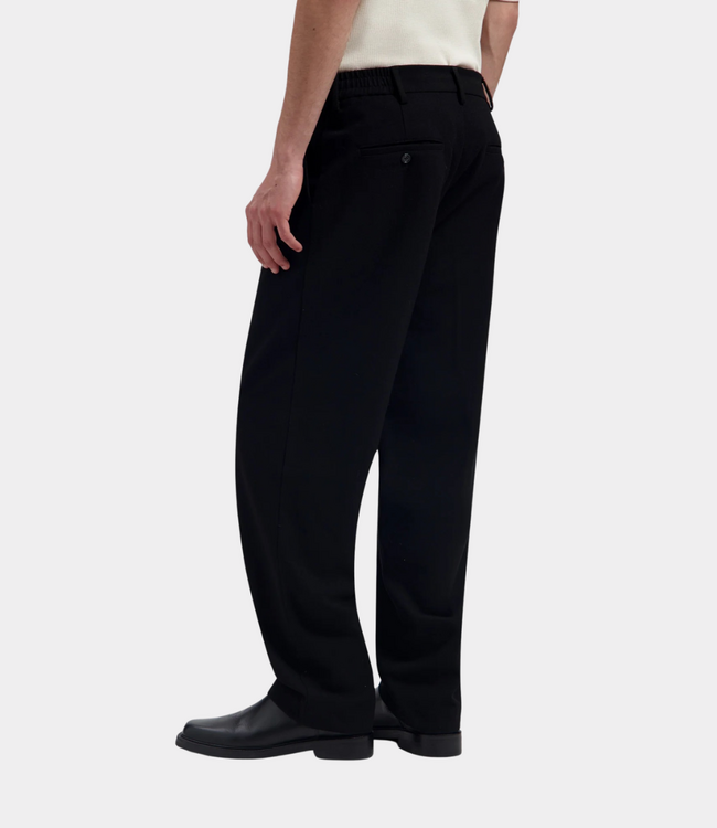 Olaf Olaf REGULAR WOOL PLEATED PANT BLACK M260409-BLACK
