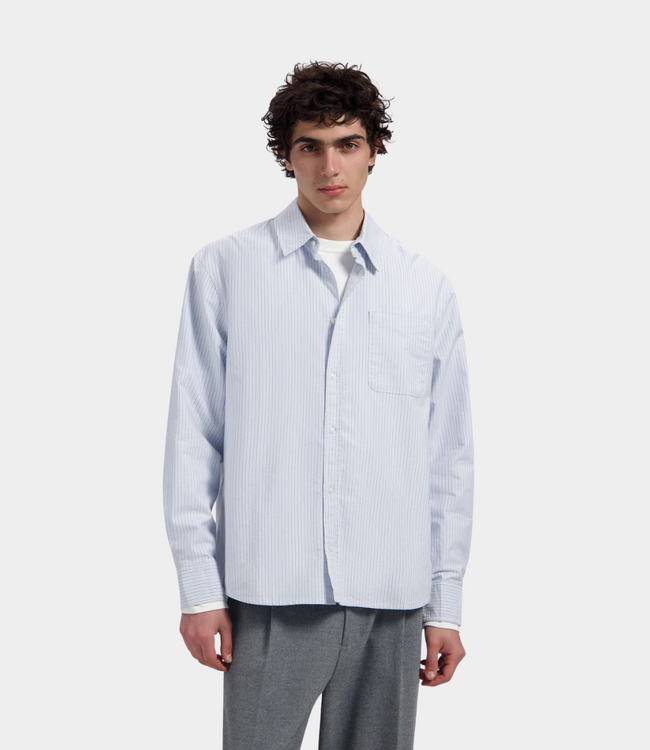 Olaf Olaf OXFORD SHIRT WHITE/NAVY ACADEMY M260307-WHITE