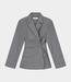 Olaf Olaf wool asymetric blazer sharkskin W260504-SHARKSKIN