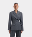 Olaf Olaf wool asymetric blazer sharkskin W260504-SHARKSKIN