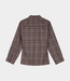 Olaf Olaf checked fitted shirt chocolate plum W260302-CHOCOLATE PLUM