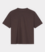 Olaf Olaf retro logo boxy tee chocolate plum W260102-CHOCOLATE PLUM